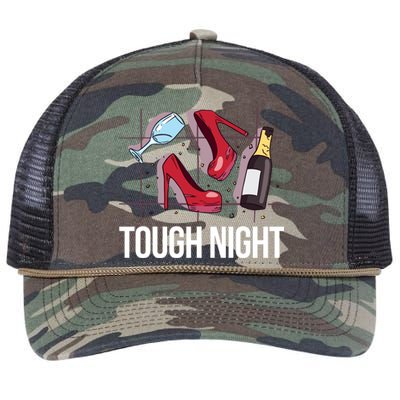 Tough Night Party Retro Rope Trucker Hat Cap