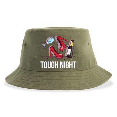 Tough Night Party Sustainable Bucket Hat