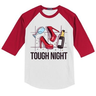 Tough Night Party Kids Colorblock Raglan Jersey