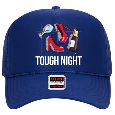 Tough Night Party High Crown Mesh Back Trucker Hat