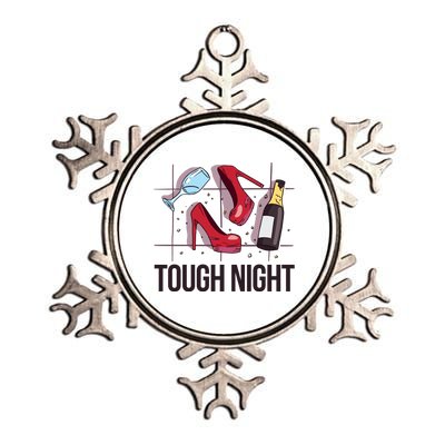 Tough Night Party Metallic Star Ornament