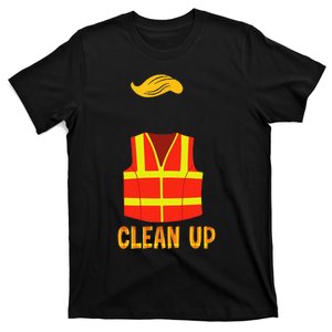 Trump Orange Vest Clean Up In Garbage For Trump T-Shirt