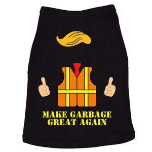 Trump Orange Vest Make Garbage Great Again Funny Trash Truck Gift Doggie Tank