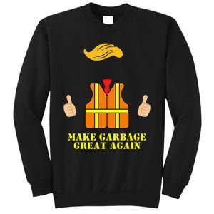 Trump Orange Vest Make Garbage Great Again Funny Trash Truck Gift Sweatshirt