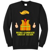 Trump Orange Vest Make Garbage Great Again Funny Trash Truck Sweatshirt