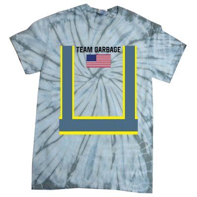 Trump Orange Vest Make Garbage Great Again Funny Trash Truck Tie-Dye T-Shirt