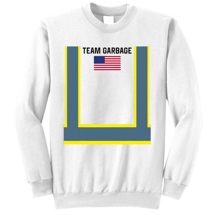 Trump Orange Vest Make Garbage Great Again Funny Trash Truck Sweatshirt