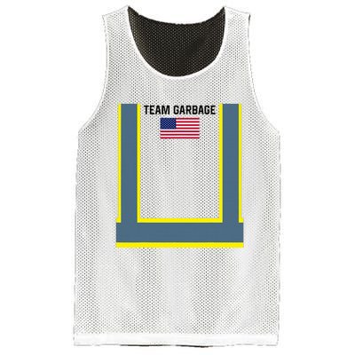 Trump Orange Vest Make Garbage Great Again Funny Trash Truck Mesh Reversible Basketball Jersey Tank