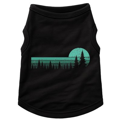 Trees Outdoors Wildlife Nature Vintage Forest Nature Retro Doggie Tank