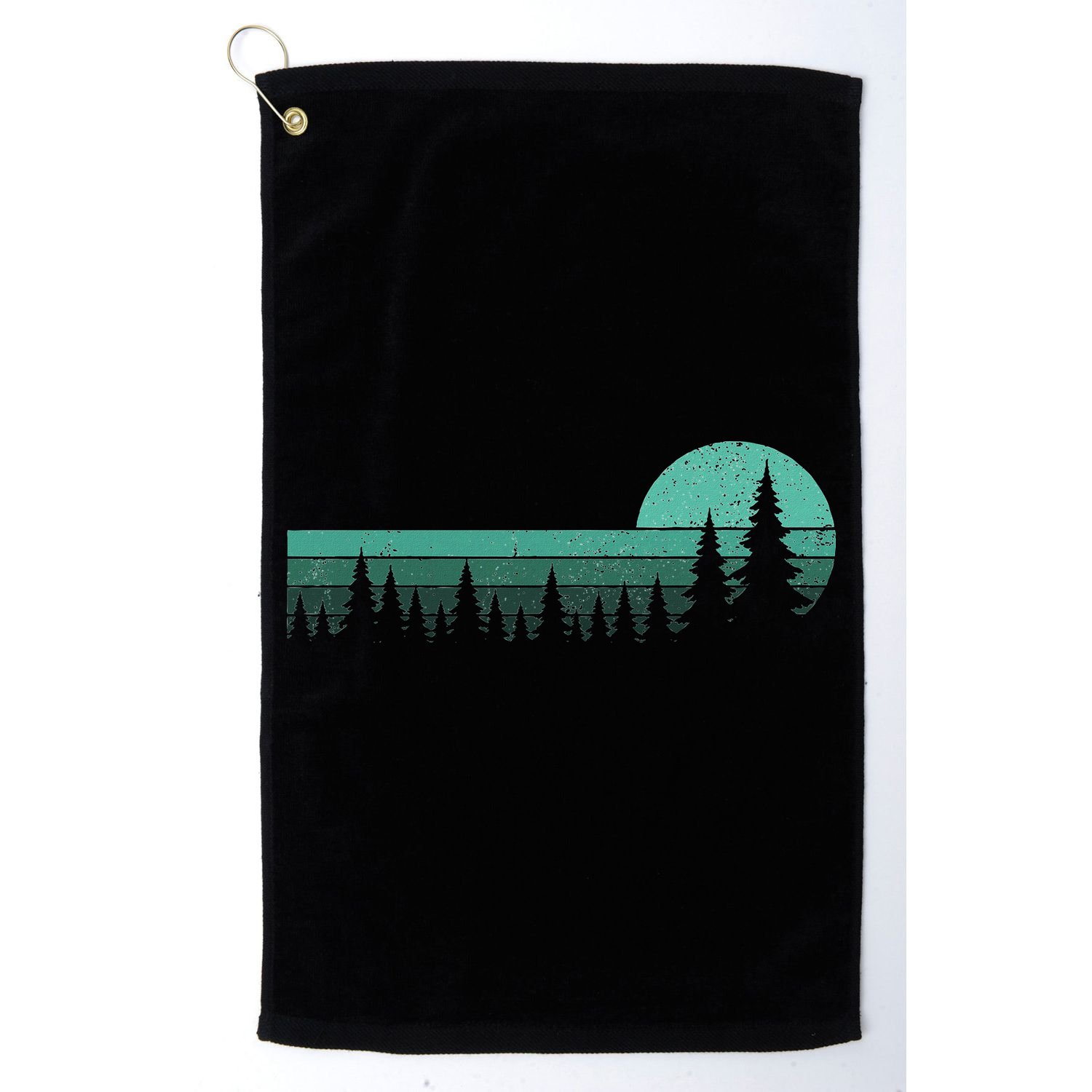 Trees Outdoors Wildlife Nature Vintage Forest Nature Retro Golf Towel