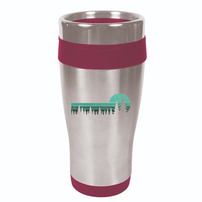 Trees Outdoors Wildlife Nature Vintage Forest Nature Retro 16oz Travel Tumbler