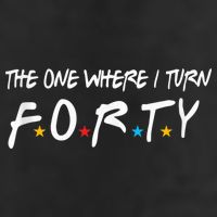 The One Where I Turn Forty 40 Years Old 40th Birthday Gift Adult Drive Performance Visor