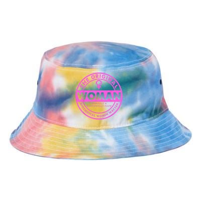 The Original Woman Made Biological Matter Wo Quote Tie Dye Newport Bucket Hat