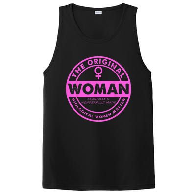 The Original Woman Made Biological Matter Wo Quote PosiCharge Competitor Tank