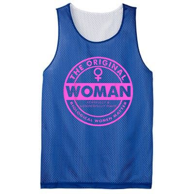 The Original Woman Made Biological Matter Wo Quote Mesh Reversible Basketball Jersey Tank