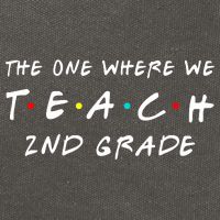 The One Where We Teach 2nd Grade Teacher Cotton Canvas Backpack