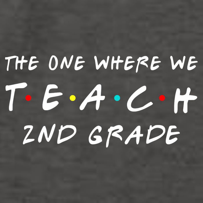 The One Where We Teach 2nd Grade Teacher Vector Backpack