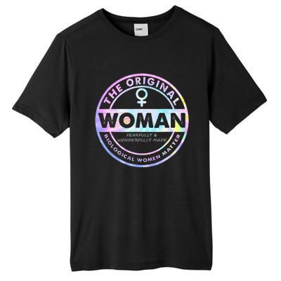 The Original Woman Made Biological Matter Wo Quote Tall Fusion ChromaSoft Performance T-Shirt