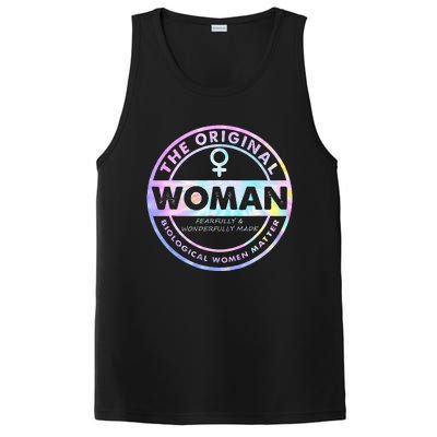 The Original Woman Made Biological Matter Wo Quote PosiCharge Competitor Tank