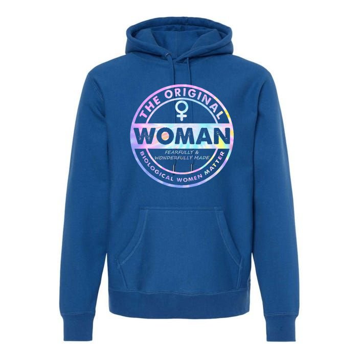 The Original Woman Made Biological Matter Wo Quote Premium Hoodie