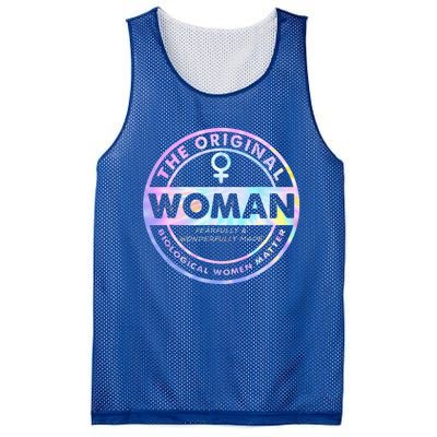 The Original Woman Made Biological Matter Wo Quote Mesh Reversible Basketball Jersey Tank