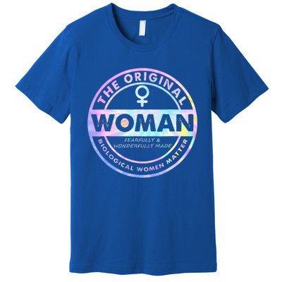 The Original Woman Made Biological Matter Wo Quote Premium T-Shirt