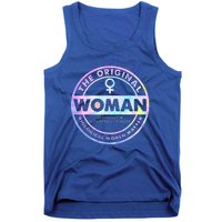 The Original Woman Made Biological Matter Wo Quote Tank Top