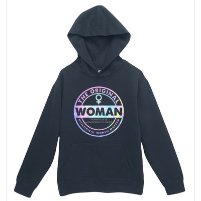 The Original Woman Made Biological Matter Wo Quote Urban Pullover Hoodie