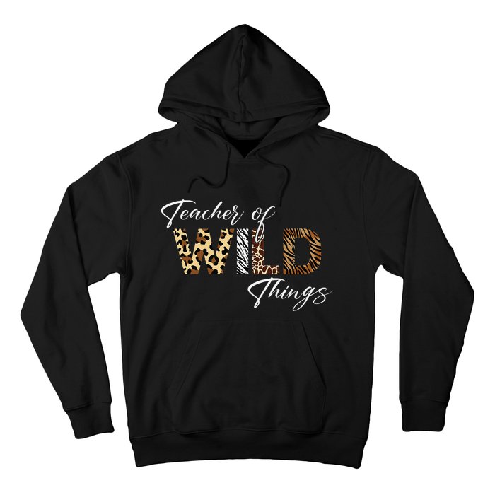 Teacher Of Wild Things Back to School Hoodie