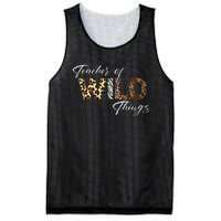 Teacher Of Wild Things Back to School Mesh Reversible Basketball Jersey Tank