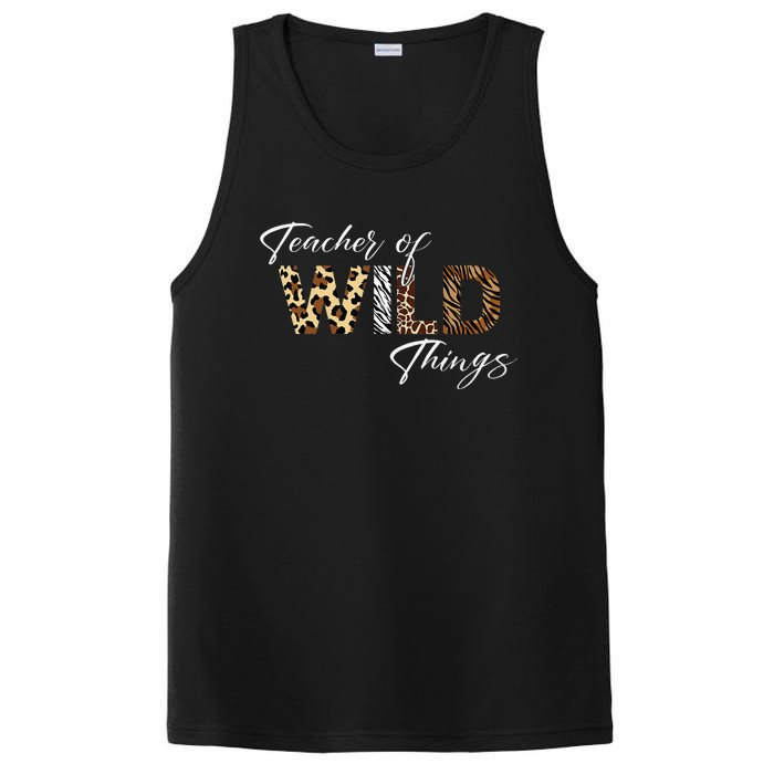 Teacher Of Wild Things Back to School PosiCharge Competitor Tank