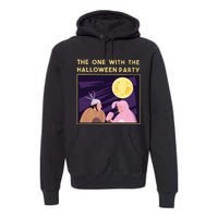 The One With The Halloween Party Bunny Friends Costume Premium Hoodie