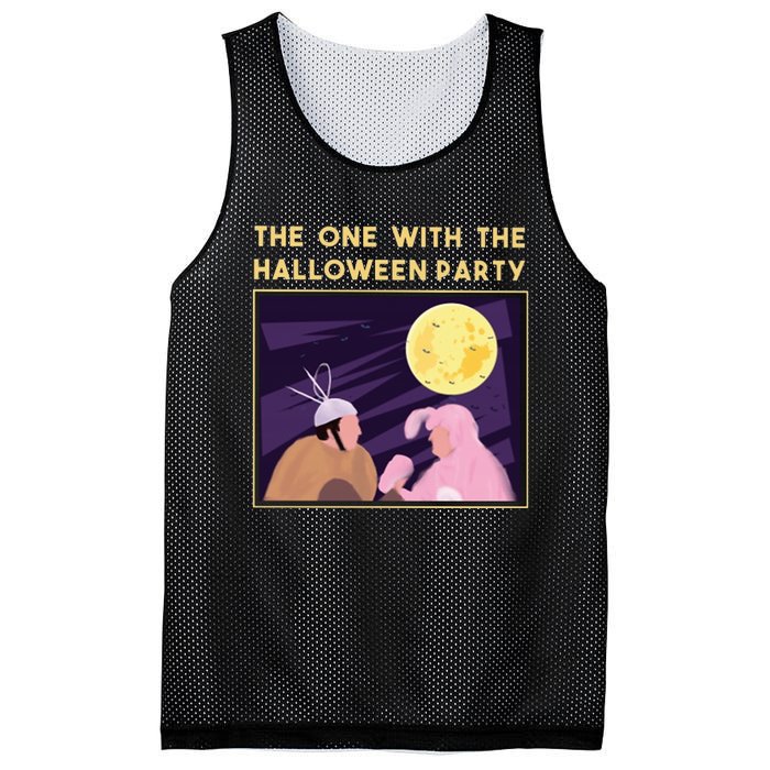 The One With The Halloween Party Bunny Friends Costume Mesh Reversible Basketball Jersey Tank