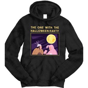 The One With The Halloween Party Bunny Friends Costume Tie Dye Hoodie