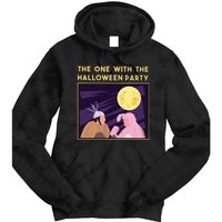 The One With The Halloween Party Bunny Friends Costume Tie Dye Hoodie