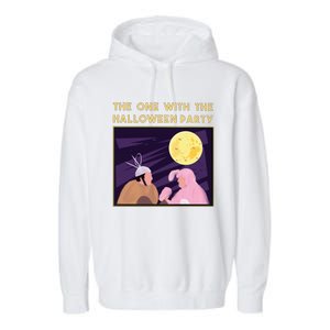 The One With The Halloween Party Bunny Friends Costume Garment-Dyed Fleece Hoodie