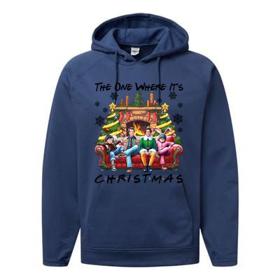 The One Where It’S Christmas Comedy Movies Friends Performance Fleece Hoodie