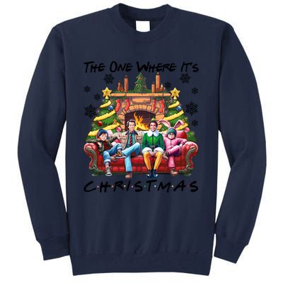 The One Where It’S Christmas Comedy Movies Friends Tall Sweatshirt