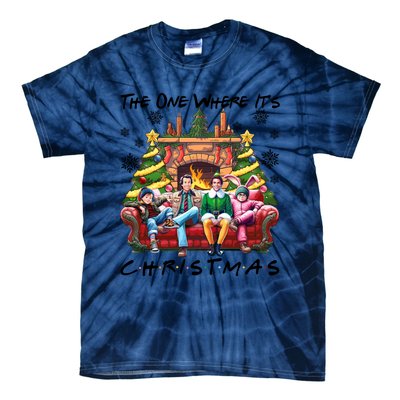 The One Where It’S Christmas Comedy Movies Friends Tie-Dye T-Shirt