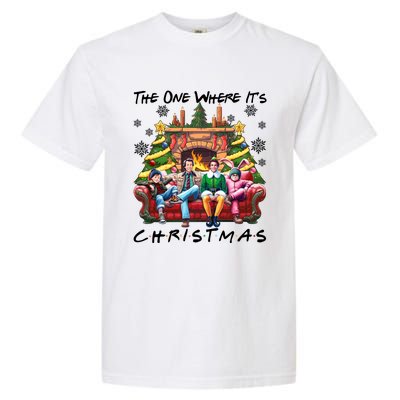 The One Where It’S Christmas Comedy Movies Friends Garment-Dyed Heavyweight T-Shirt