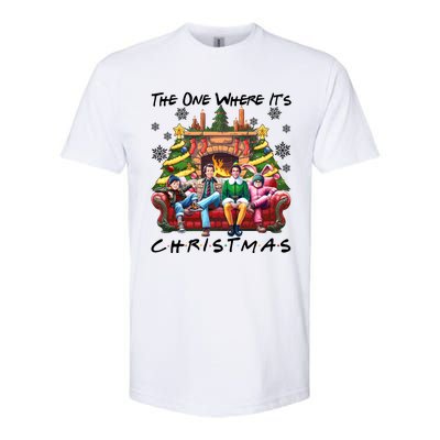 The One Where It’S Christmas Comedy Movies Friends Softstyle CVC T-Shirt