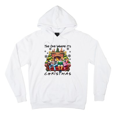 The One Where It’S Christmas Comedy Movies Friends Hoodie