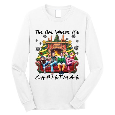 The One Where It’S Christmas Comedy Movies Friends Long Sleeve Shirt