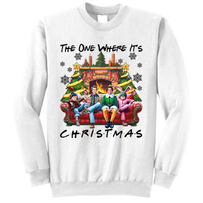 The One Where It’S Christmas Comedy Movies Friends Sweatshirt