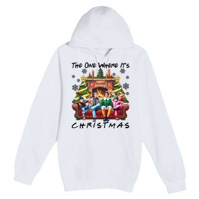 The One Where It’S Christmas Comedy Movies Friends Premium Pullover Hoodie