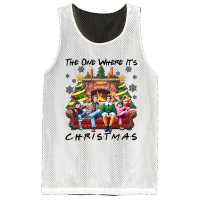 The One Where It’S Christmas Comedy Movies Friends Mesh Reversible Basketball Jersey Tank