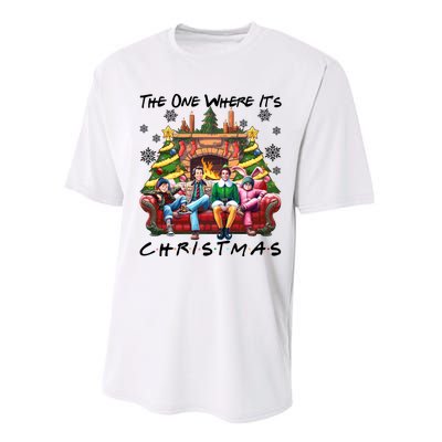 The One Where It’S Christmas Comedy Movies Friends Performance Sprint T-Shirt