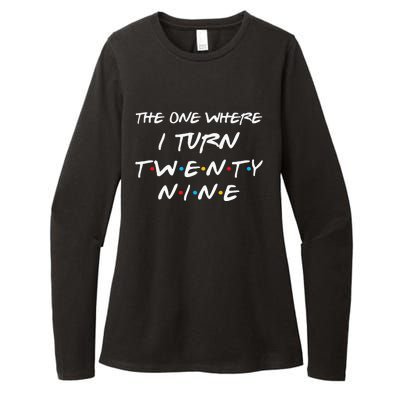 The One Where I Turn Twenty Nine Funny 29th Birthday Gift Womens CVC Long Sleeve Shirt