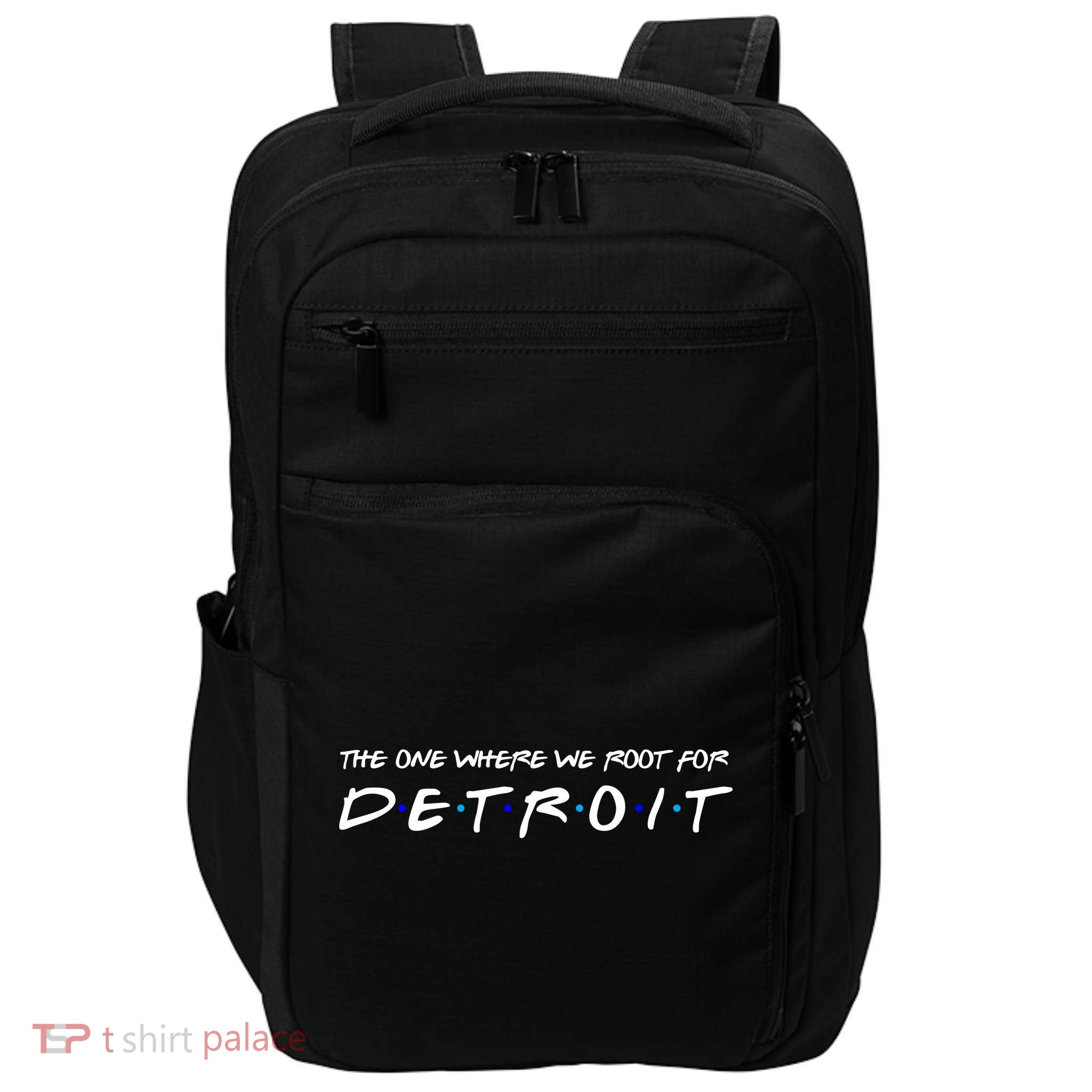 The One Where We Root For Detroit Impact Tech Backpack