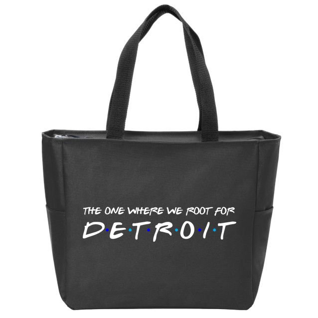 The One Where We Root For Detroit Zip Tote Bag